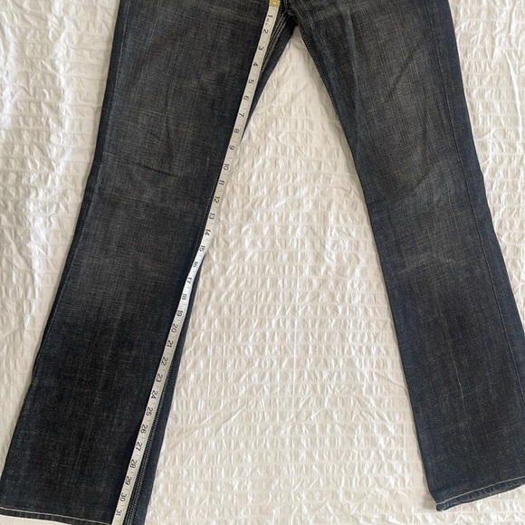 2000s 7 For All Mankind Jeans | Black Distressed Flare Leg Jeans | Size 27 - Picture 9 of 9
